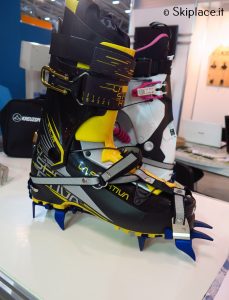 Nuovo rampone Kreutzspitze su scarpone la sportiva