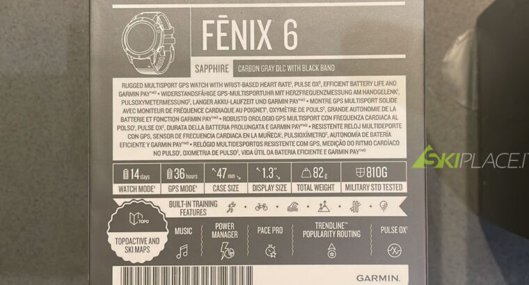 Garmin Fenix 6 Pro Sapphire